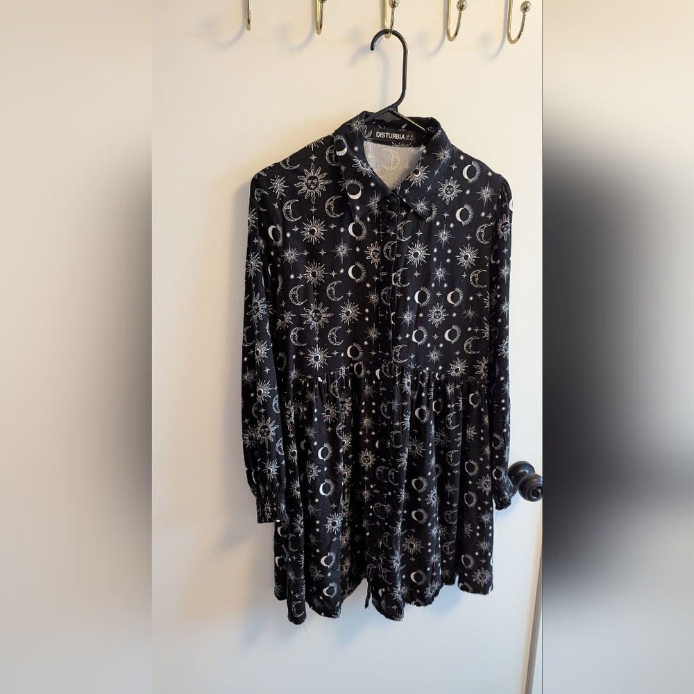 Celestial Pattern Dress from Disturbia